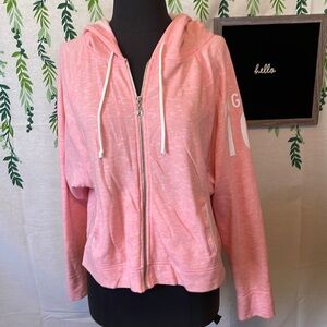 Size Medium Victoria’s Secret Cropped Zipper Jacket C1